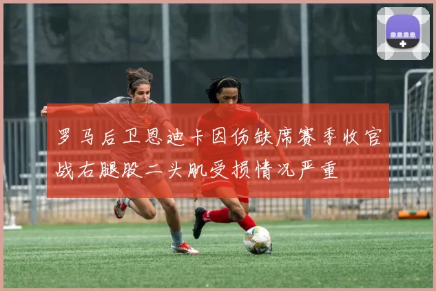 罗马后卫恩迪卡因伤缺席赛季收官战右腿股二头肌受损情况严重